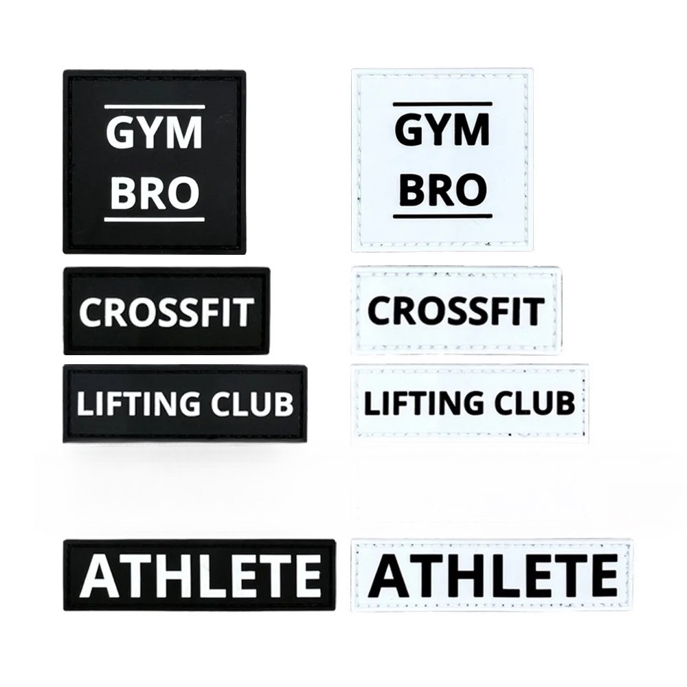Crossfit Training Gear - Badge d'athlète de Fitness en caoutchouc
